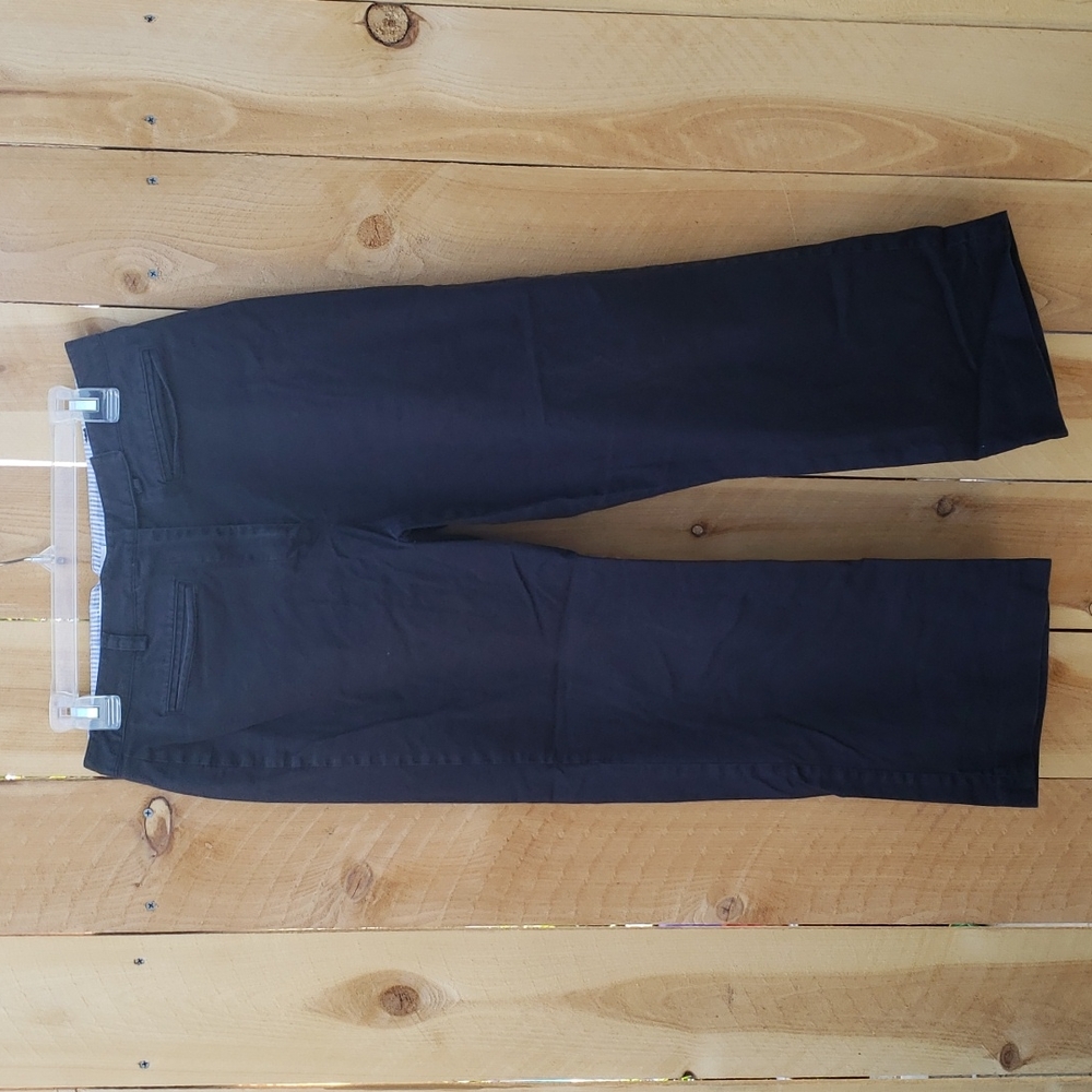 Tommy Hilfiger Black Cotton Blend Pants 8 - Picture 9 of 9